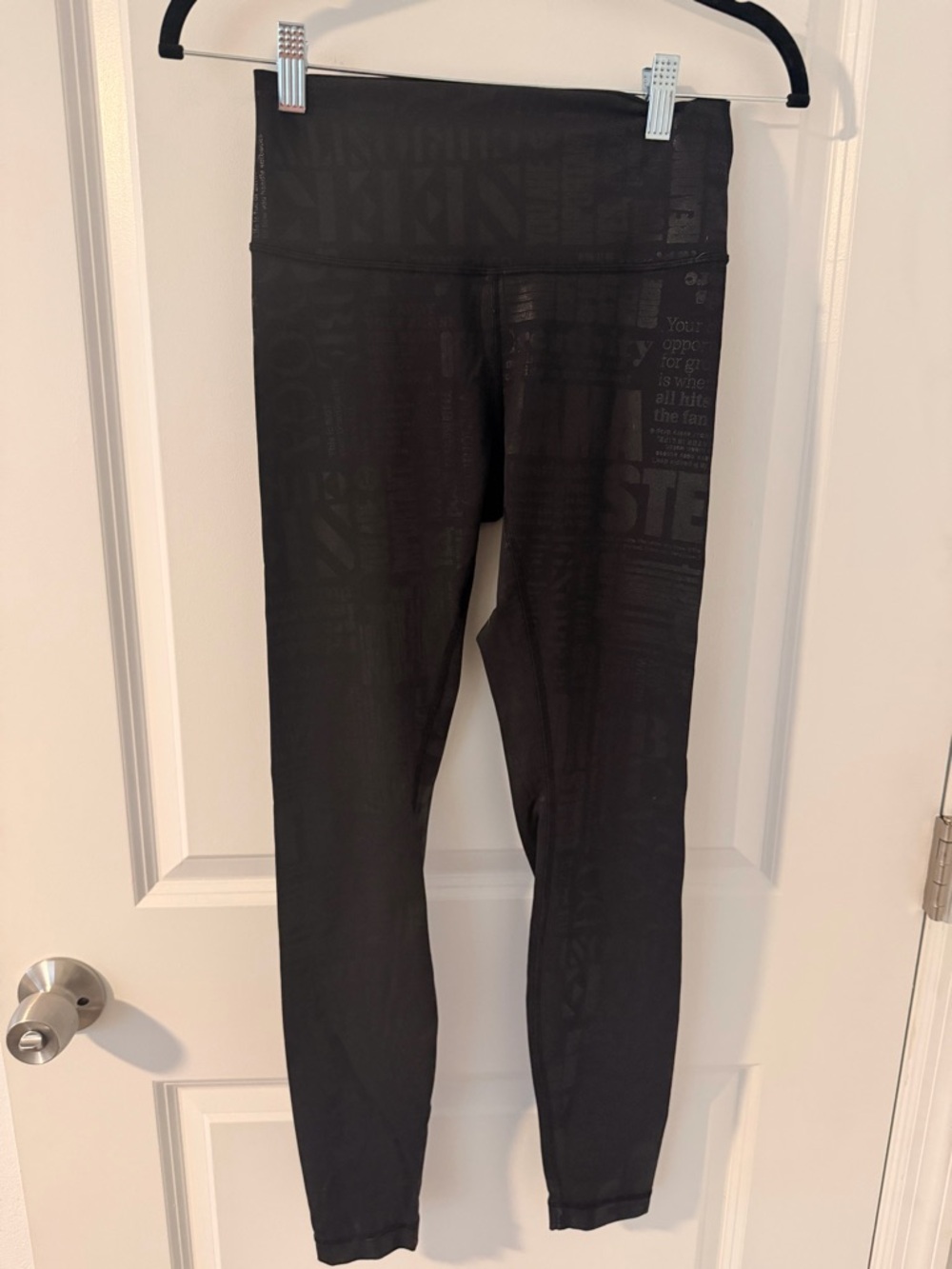 Lululemon Wunder Under High-Rise Tight 28” – Manifesto Foil Black – Size 6